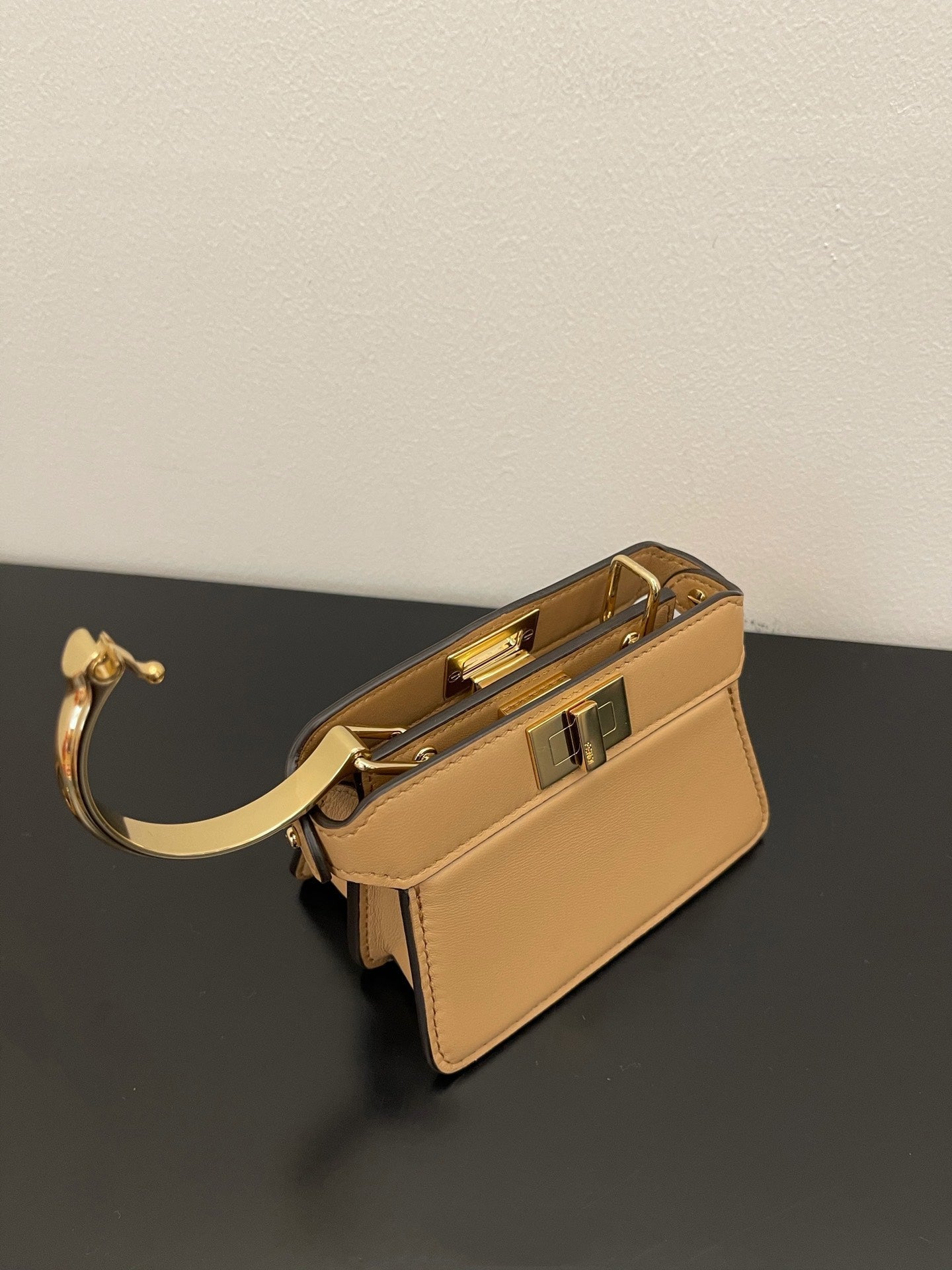 FI Top Quality ISeeU Petite Brown Micro Bag For Woman 11cm/4.5in