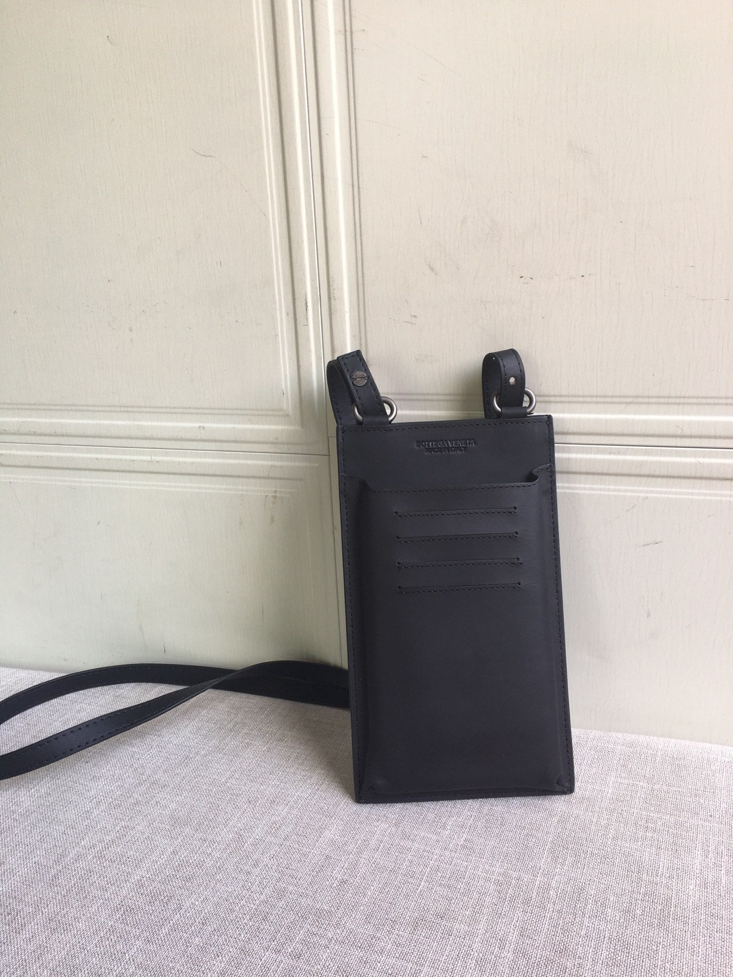 Top Quality Zipped Card Case Shoulder Black, For Women, Women’s Bags 7.4in/19cm