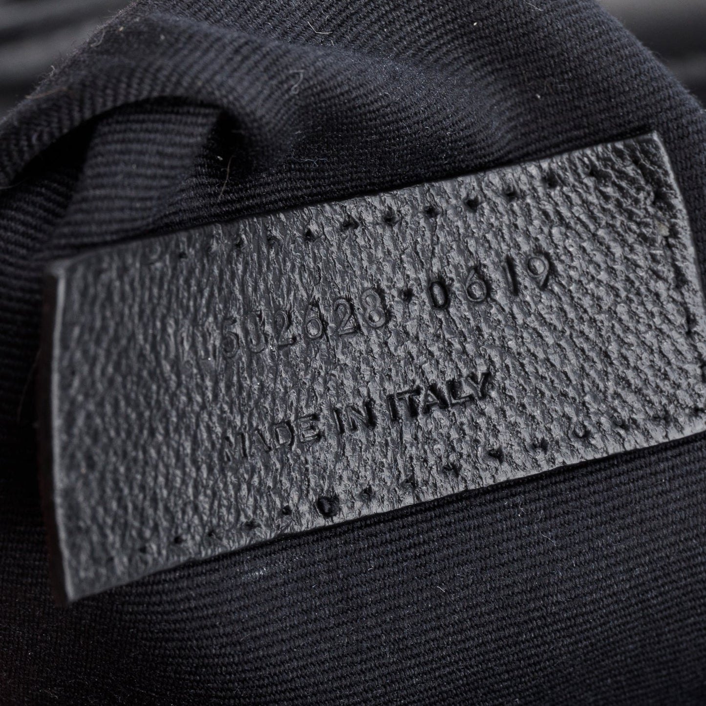 Saint Laurent Black Velvet Matelasse Vicky Backpack