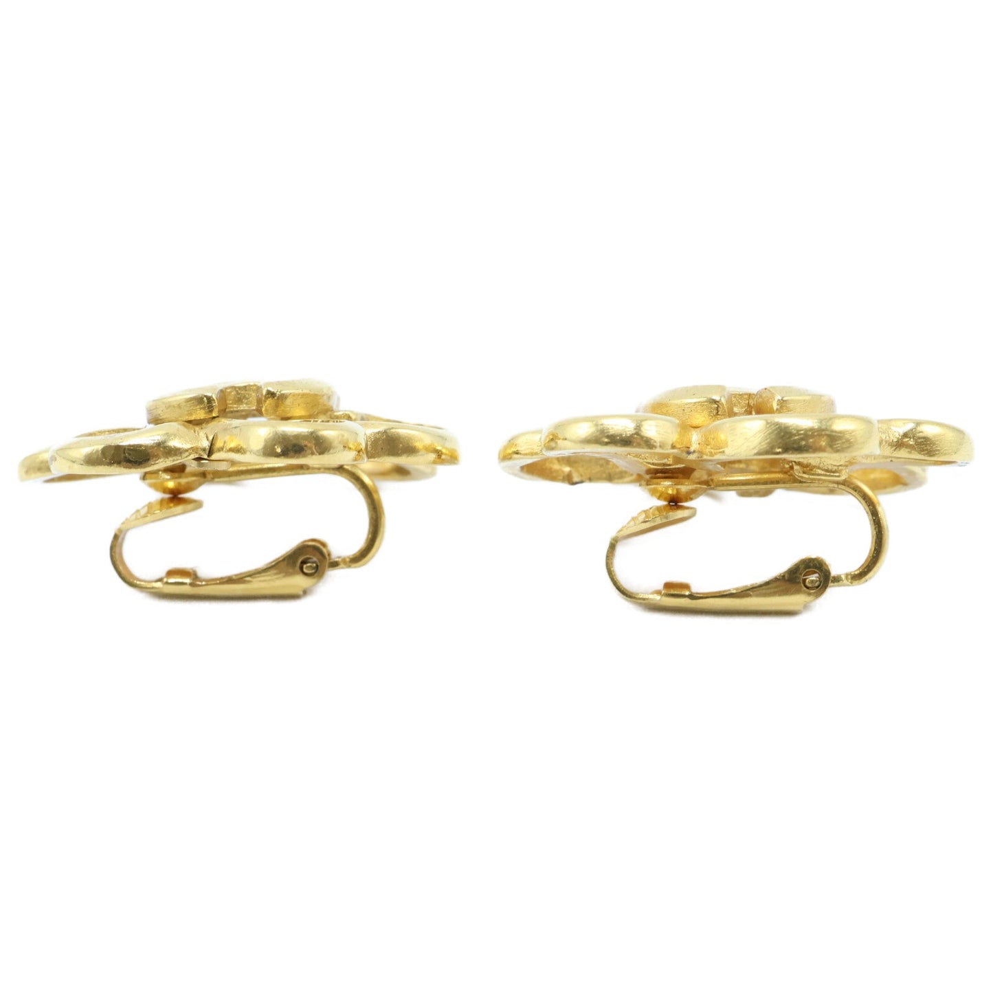 Chanel Coco Mark Flower Earrings