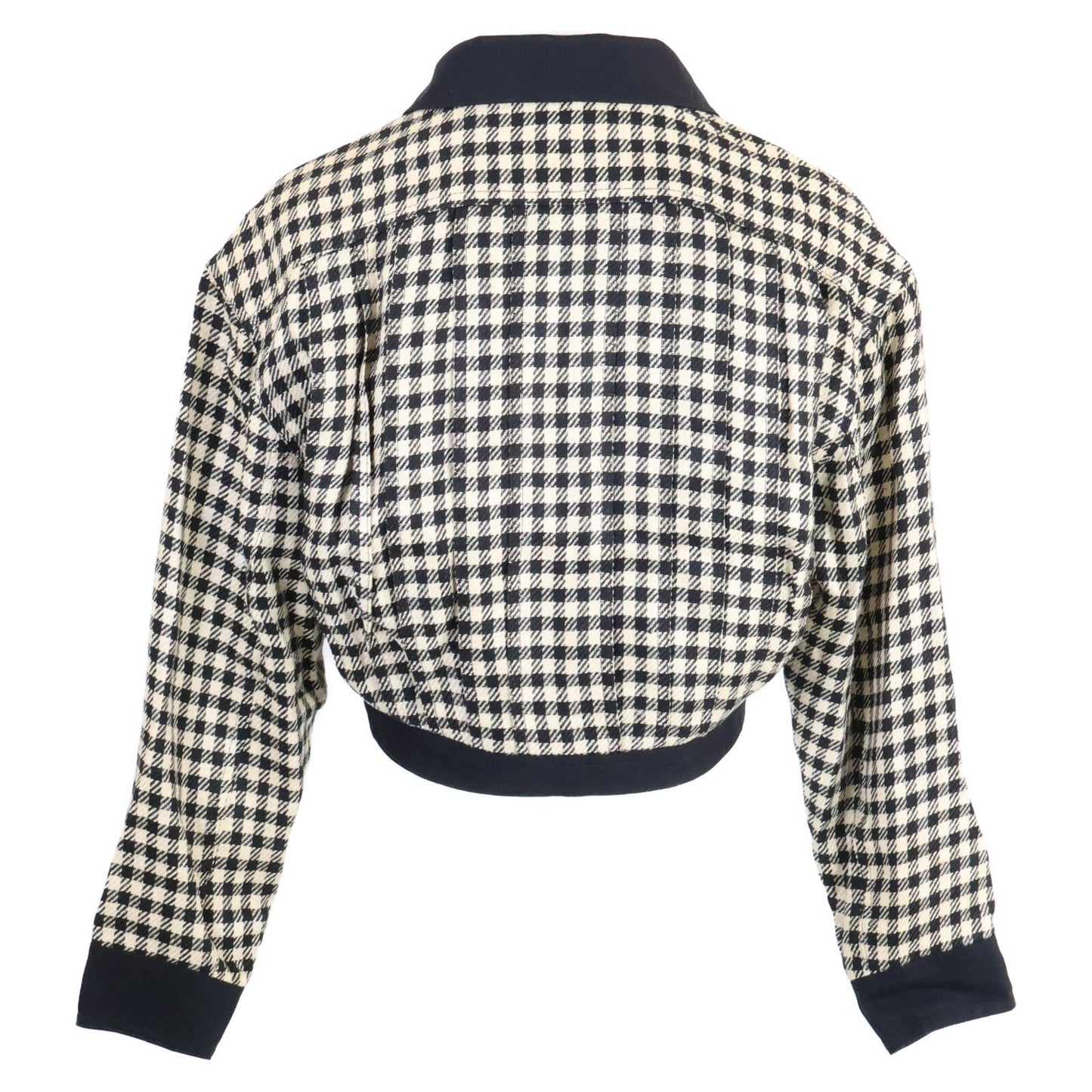 Chanel Houndstooth Silk Jacket