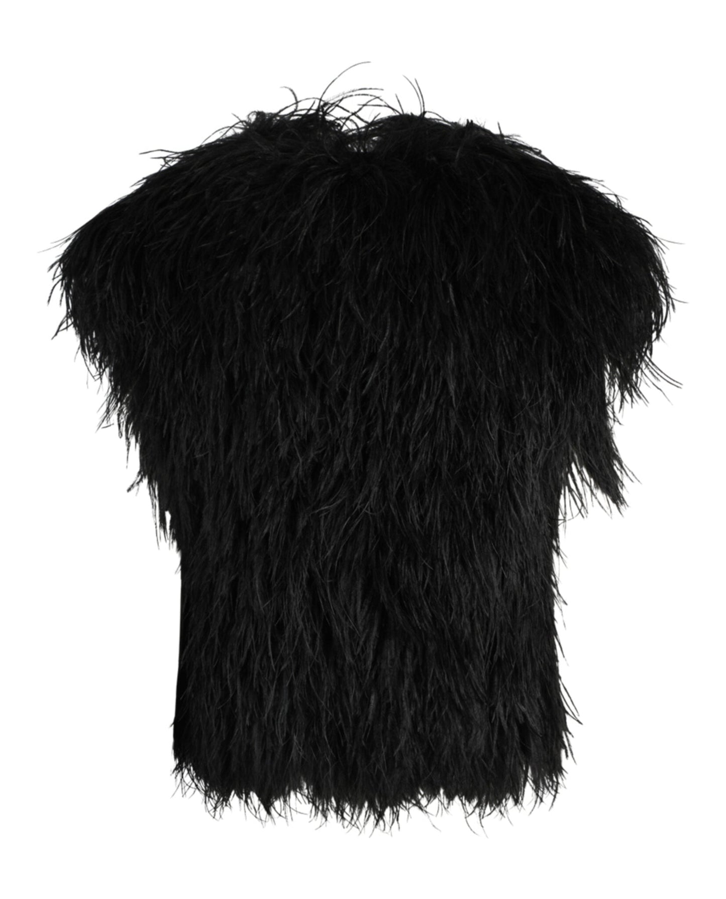 Gucci Mens Ostrich Feather Vest