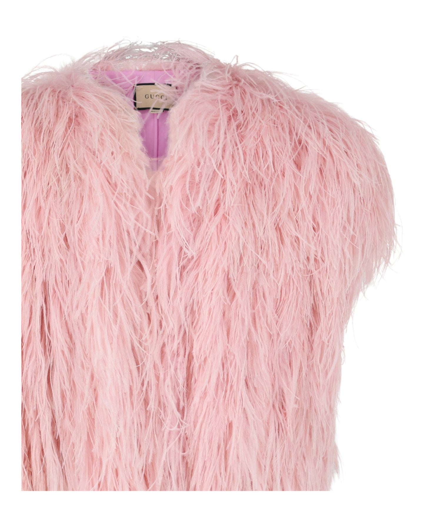 Gucci Mens Ostrich Feather Vest
