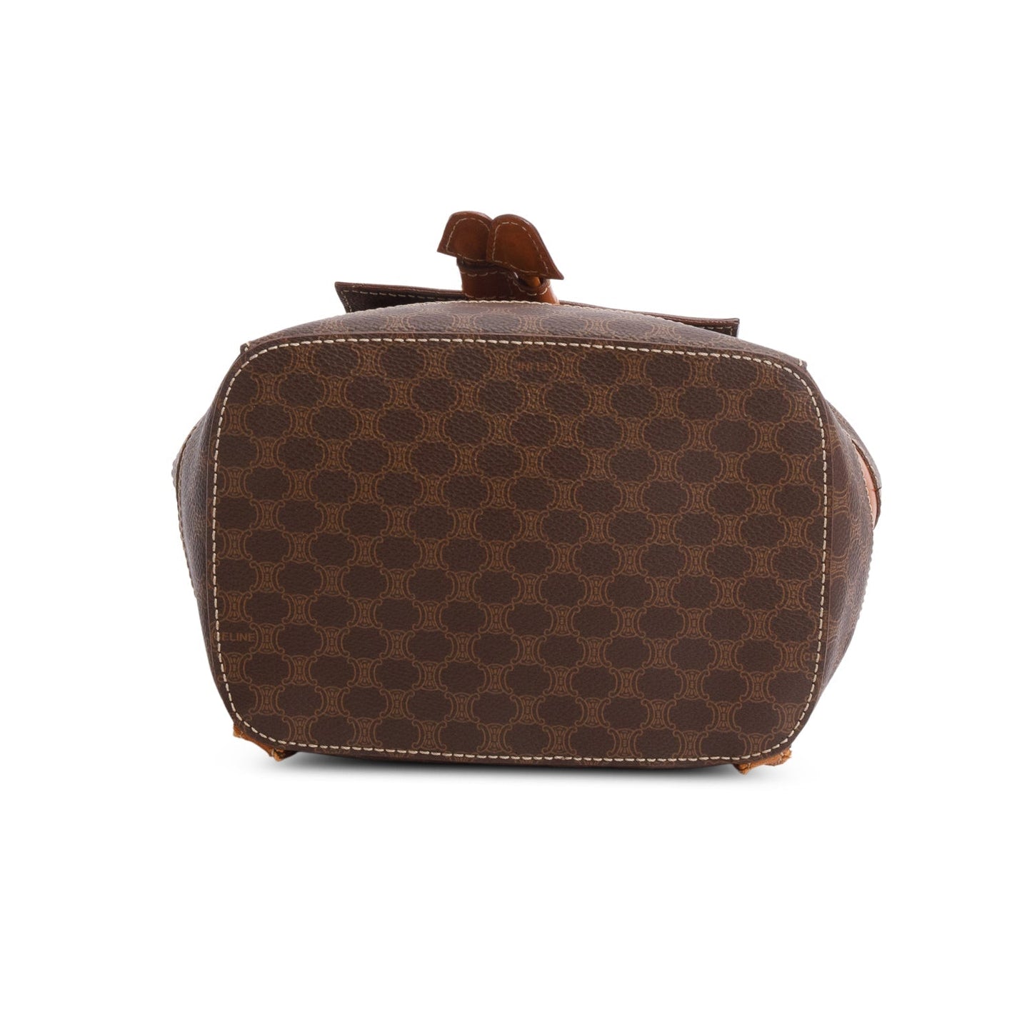 Celine   Brown Monogram Macadam Backpack