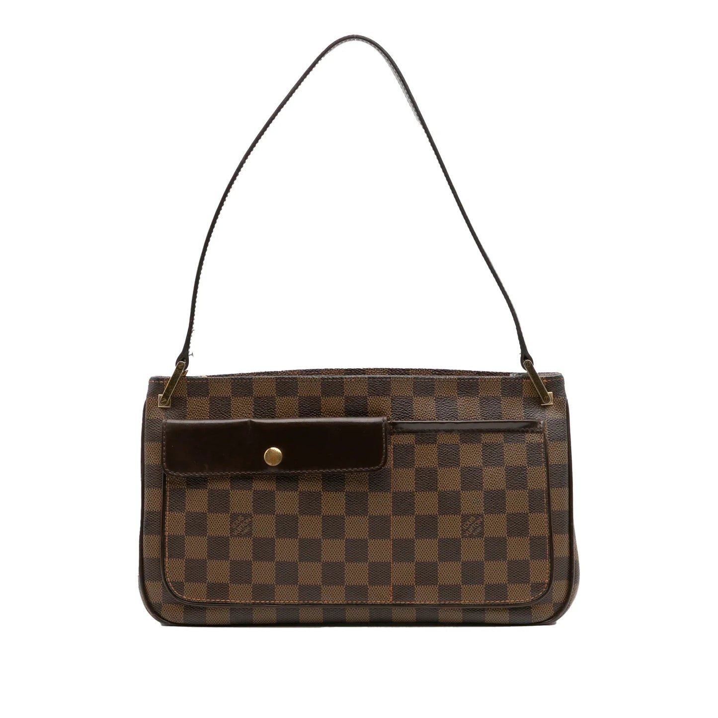 Brown Louis Vuitton Damier Ebene Aubagne Shoulder Bag