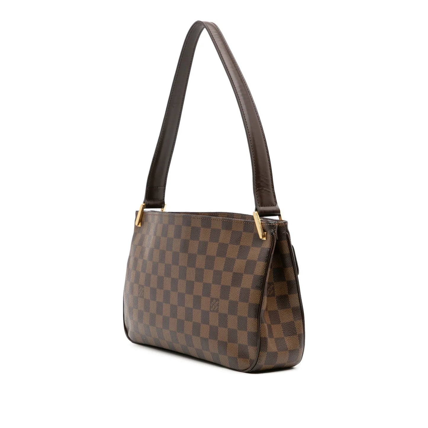 Brown Louis Vuitton Damier Ebene Aubagne Shoulder Bag