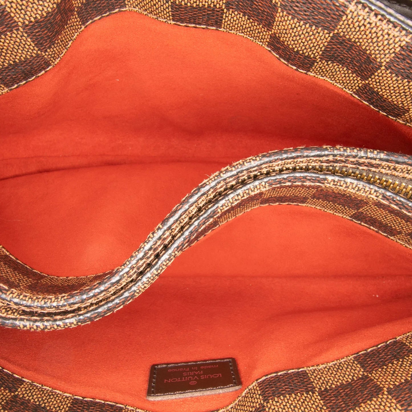 Brown Louis Vuitton Damier Ebene Aubagne Shoulder Bag