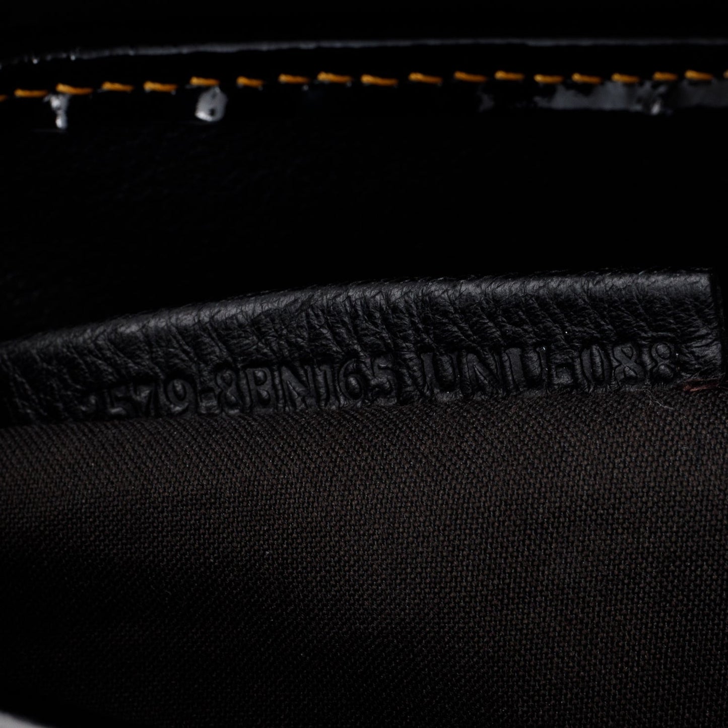 Fendi Black Patent Leather B Shoulder Bag