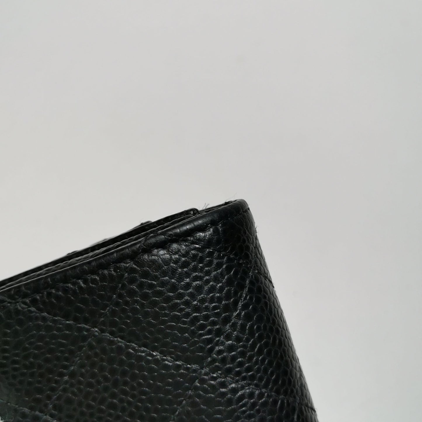 Chanel CC Bag Leather Solid Quilted Double C Logo Card Holder 250504781178163