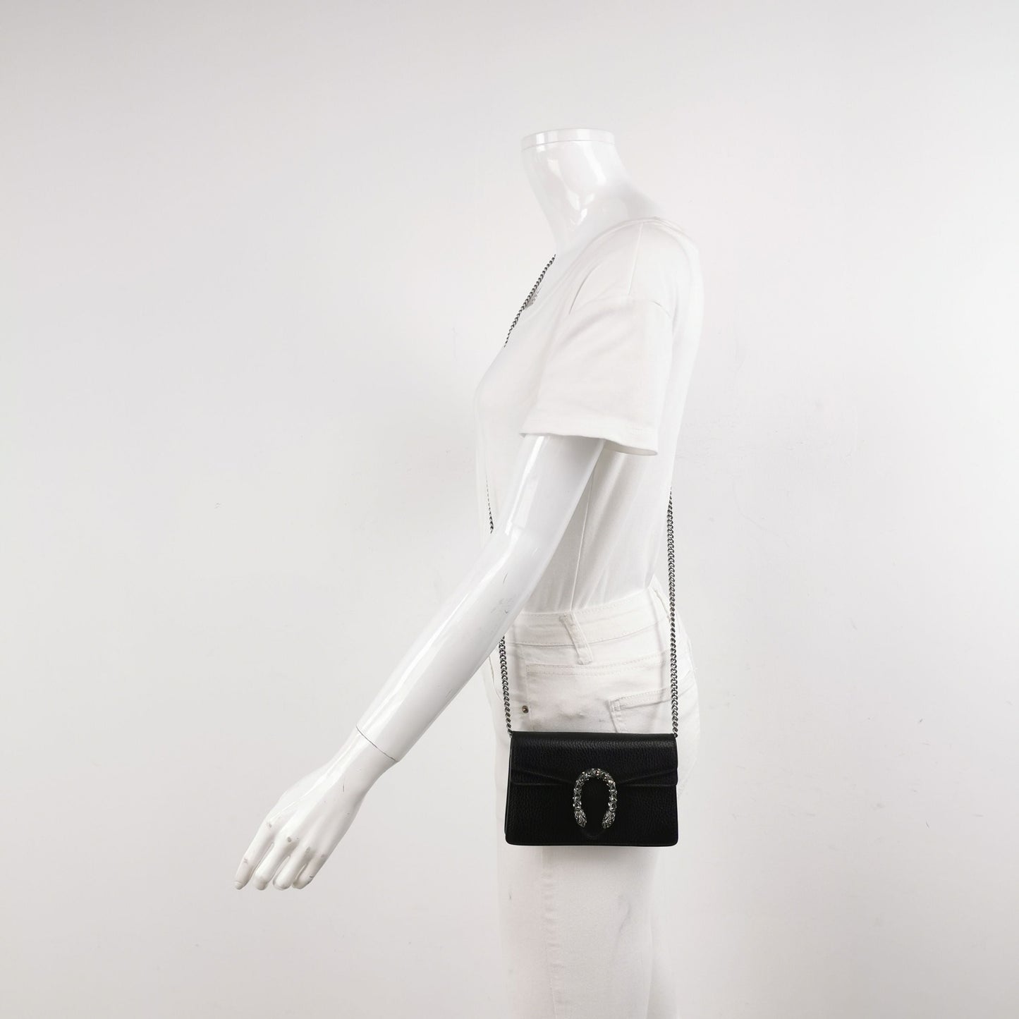 Gucci Dionysus Mini Bag in Leather with Double Tiger Head Buckle