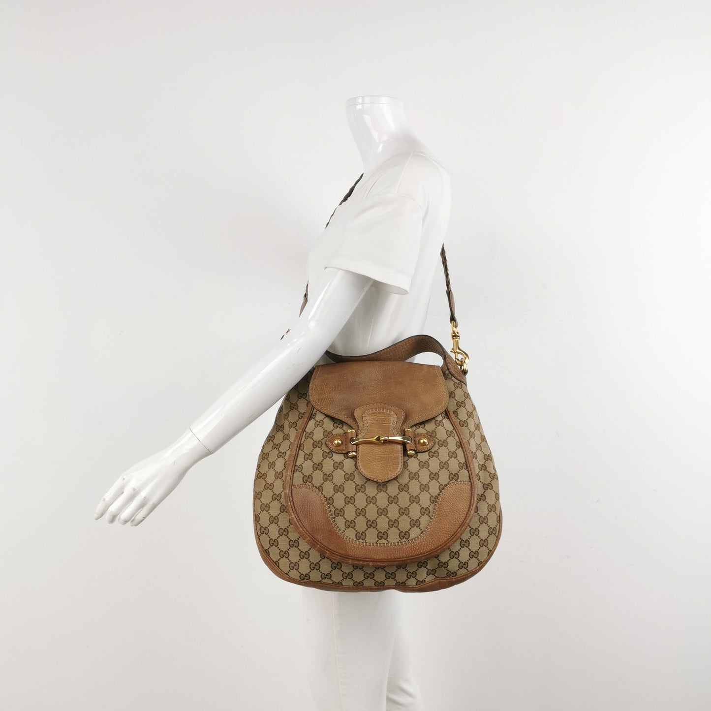 Gucci GG Canvas Flap Shoulder Bag