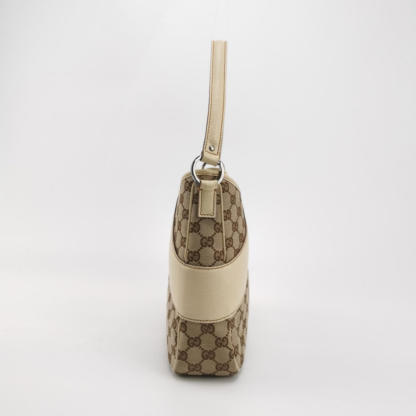 Gucci GG Canvas and Leather Tote Bag
