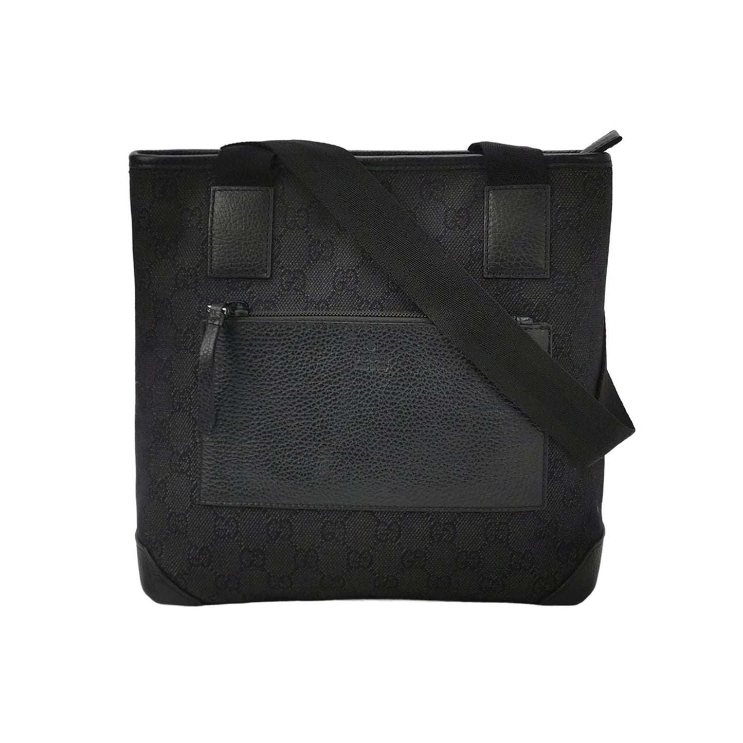 Gucci GG Canvas and Leather Shoulder Bag