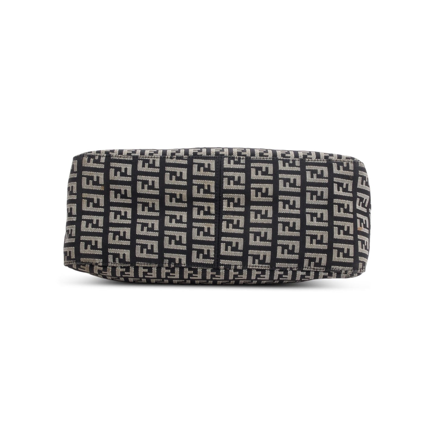 Fendi Black Zucchino Cuoio Pochette