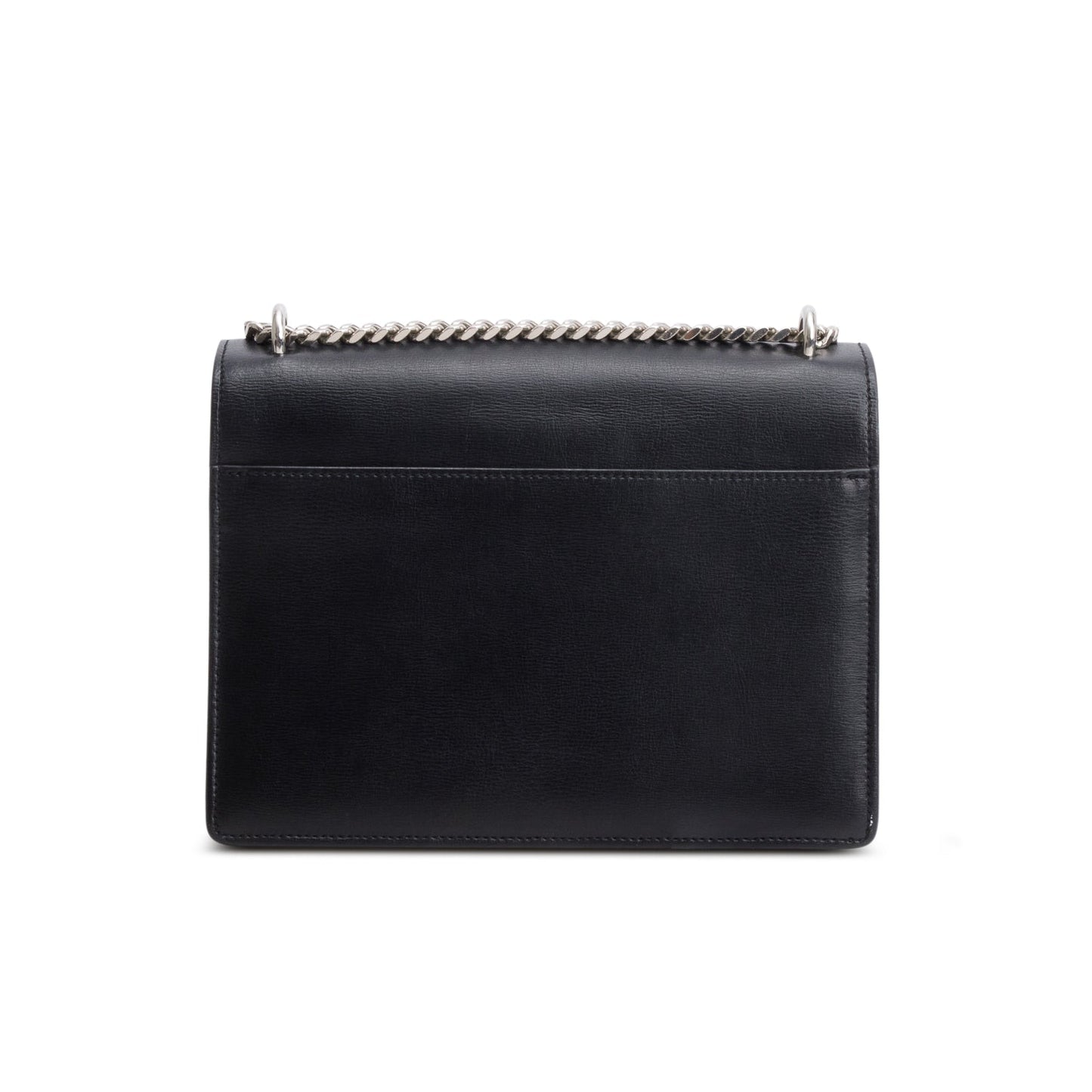 Saint Laurent Black Calfskin Leather Medium Sunset Shoulder Bag