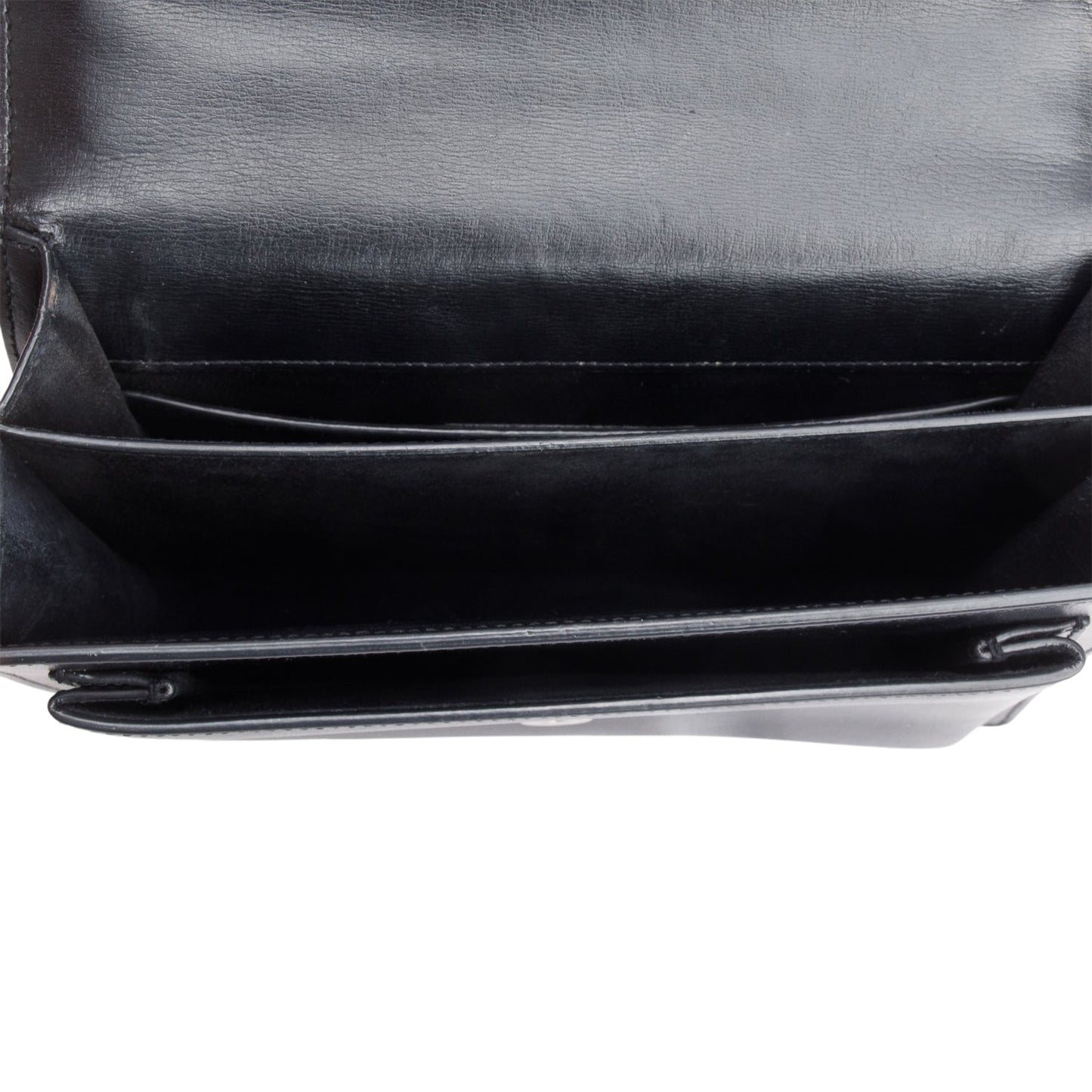 Saint Laurent Black Calfskin Leather Medium Sunset Shoulder Bag
