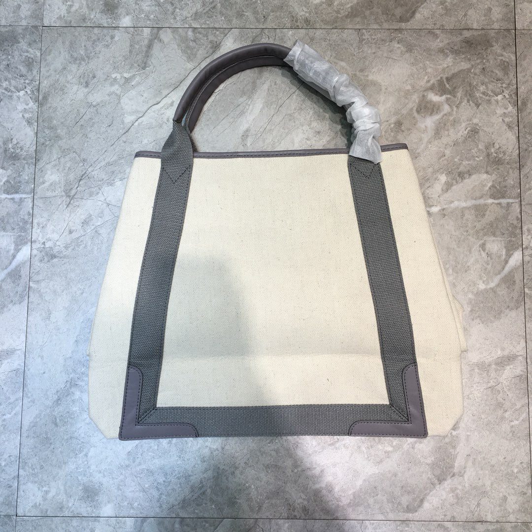Top Quality Navy MeTop Qualityum Cabas Tote Bag In Gray, For Women,  Bags 14.1in/36cm