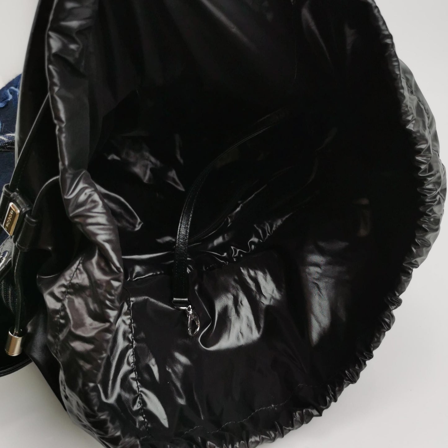 Chanel Calfskin Two C Logo Drawstring Bucket Crossbody Bag 250509781184656
