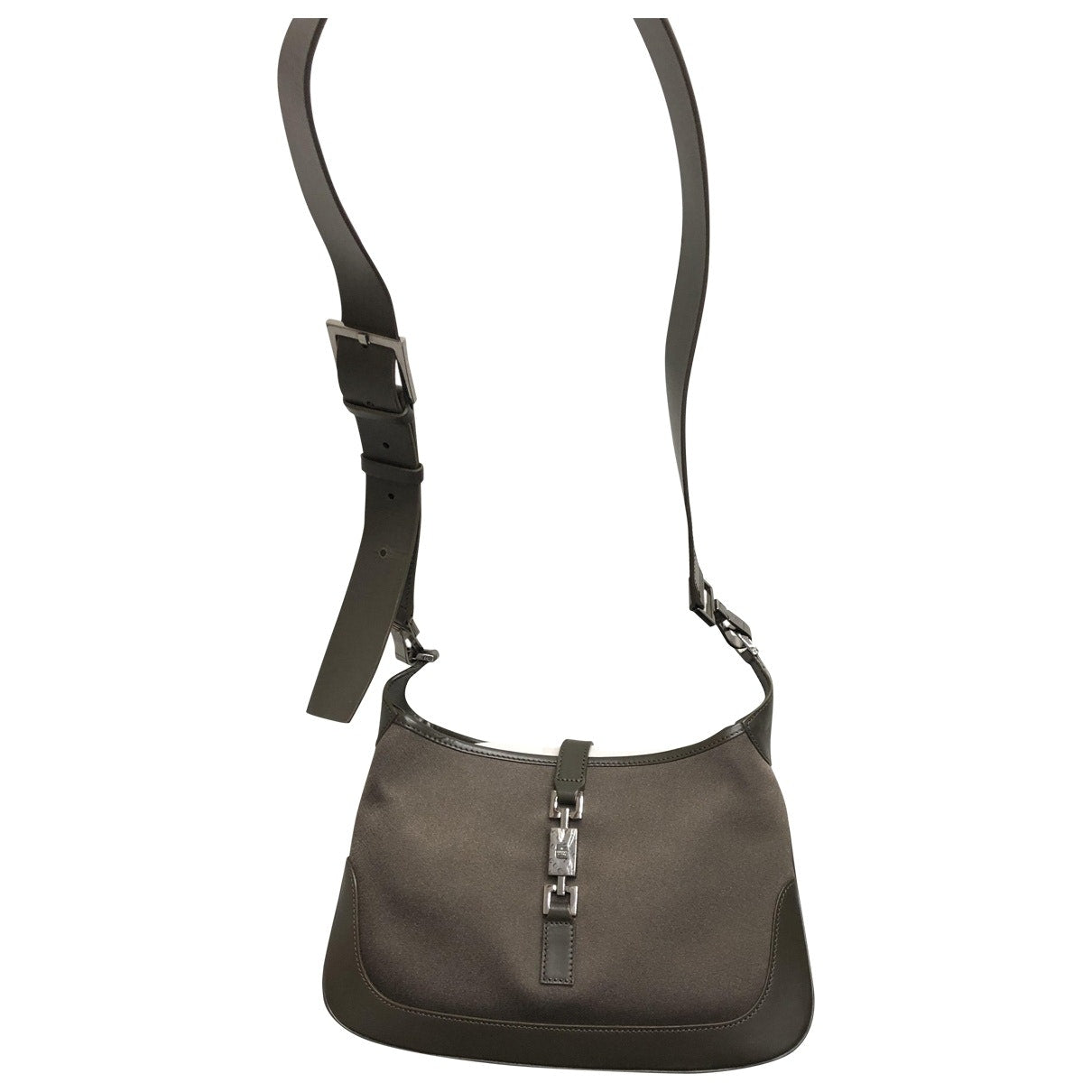 Gucci jackie    green leather handbag