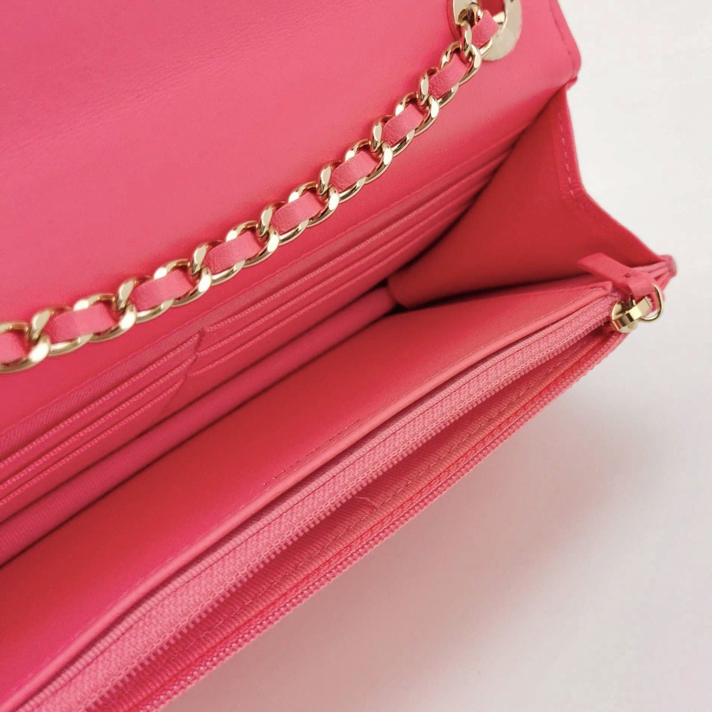 Chanel Trendy CC Lambskin Quilted Double C Metal Plate WOC Crossbody Bag 250427781167692