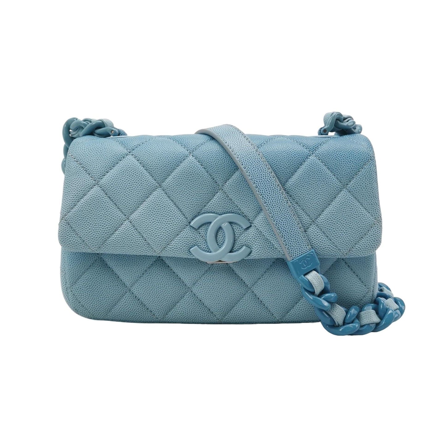 Chanel Quilted Double C Logo Flap Crossbody Bag 250423781161139