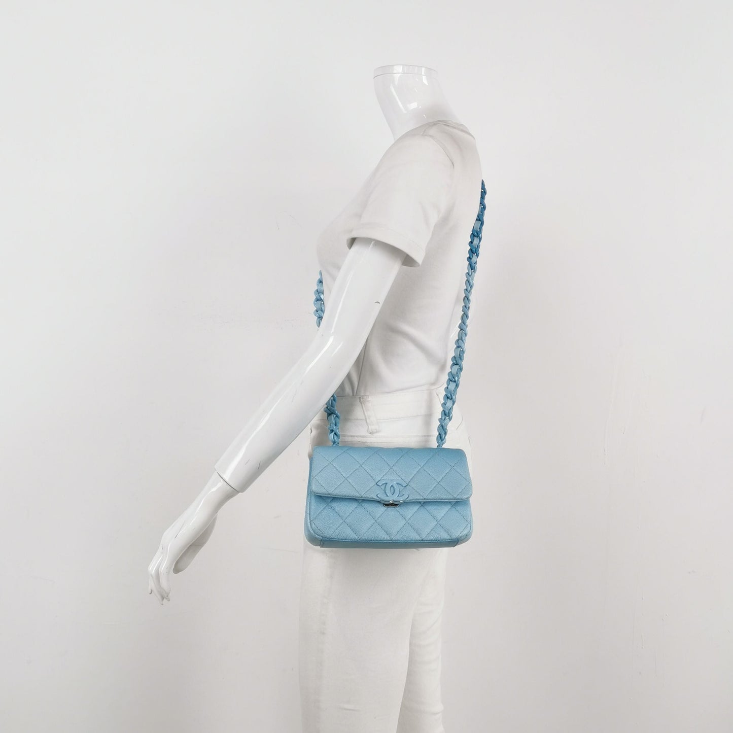 Chanel Quilted Double C Logo Flap Crossbody Bag 250423781161139