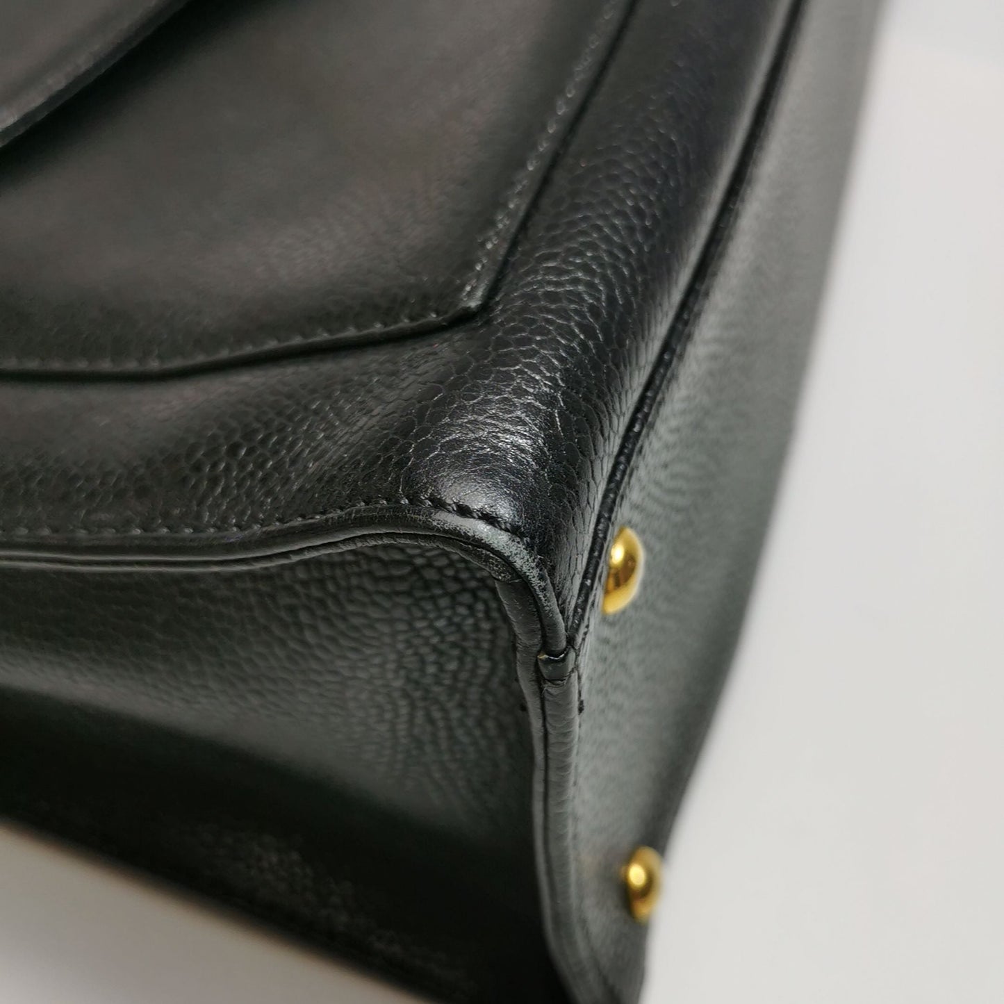 Chanel Calfskin Solid Double C   Shoulder Bag 067850600082