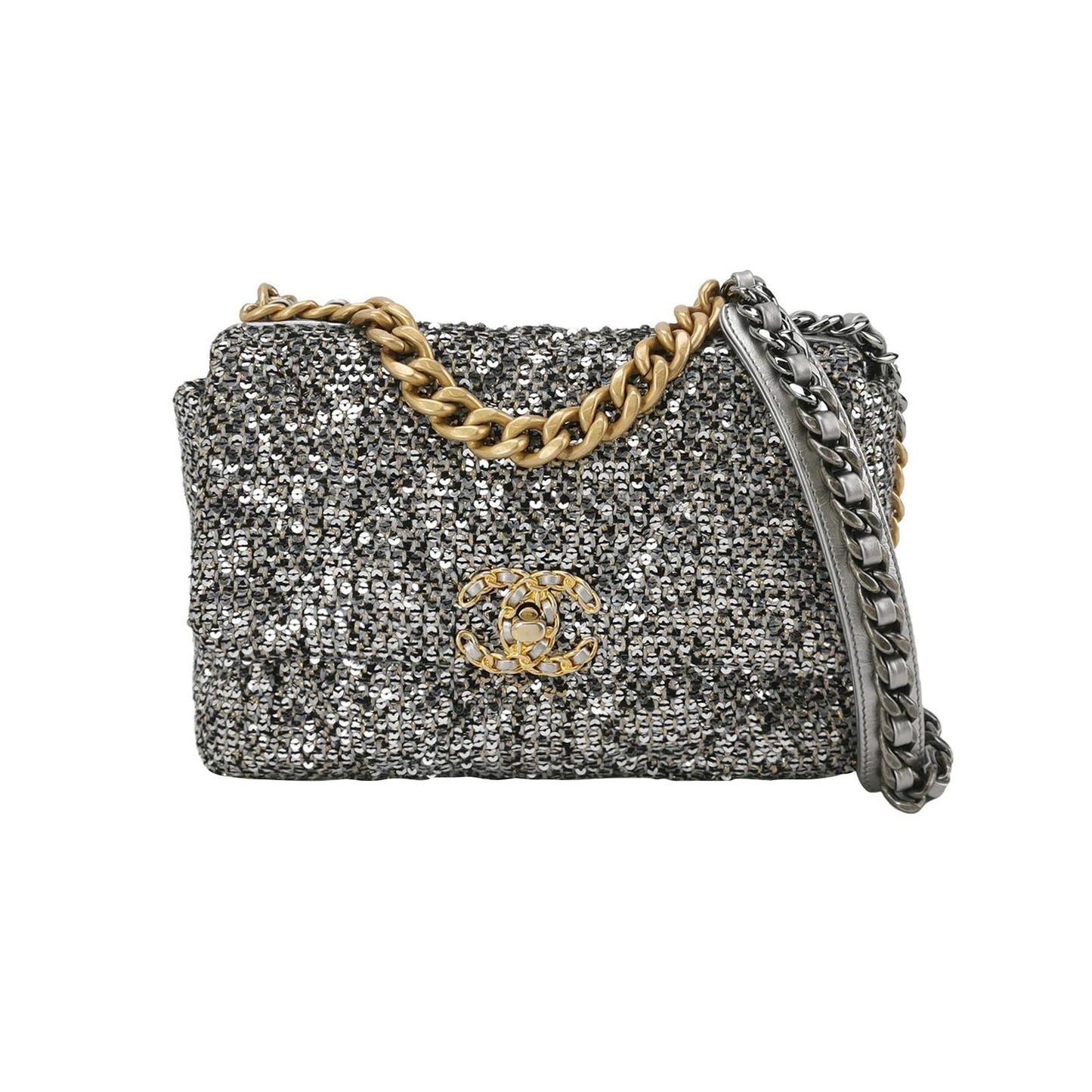 Chanel 19Bag Small Leather Flap Bag with CC Logo 250602781219946