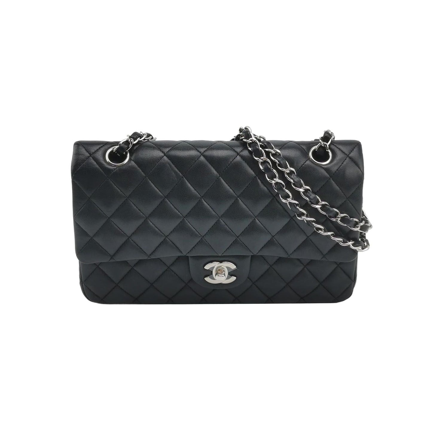 Chanel Classic Flap Medium Quilted Lambskin Double C Chain Shoulder Bag 250603781221296