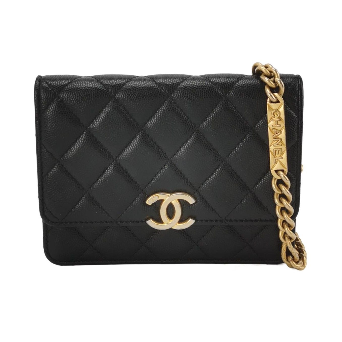 Chanel Quilted Double C Logo Crossbody Shoulder Bag 250604781222486