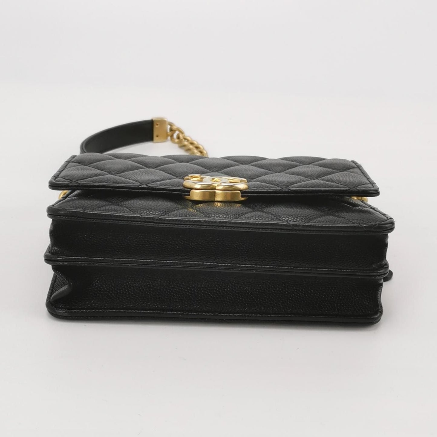 Chanel Quilted Double C Logo Crossbody Shoulder Bag 250604781222486