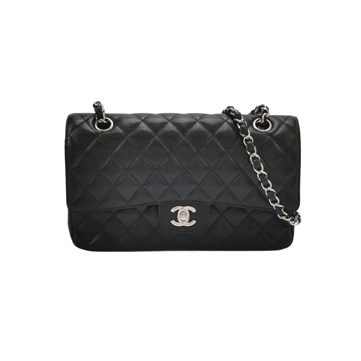Chanel Classic Flap Medium Quilted Lambskin Double C Chain Shoulder Bag 250603781221430