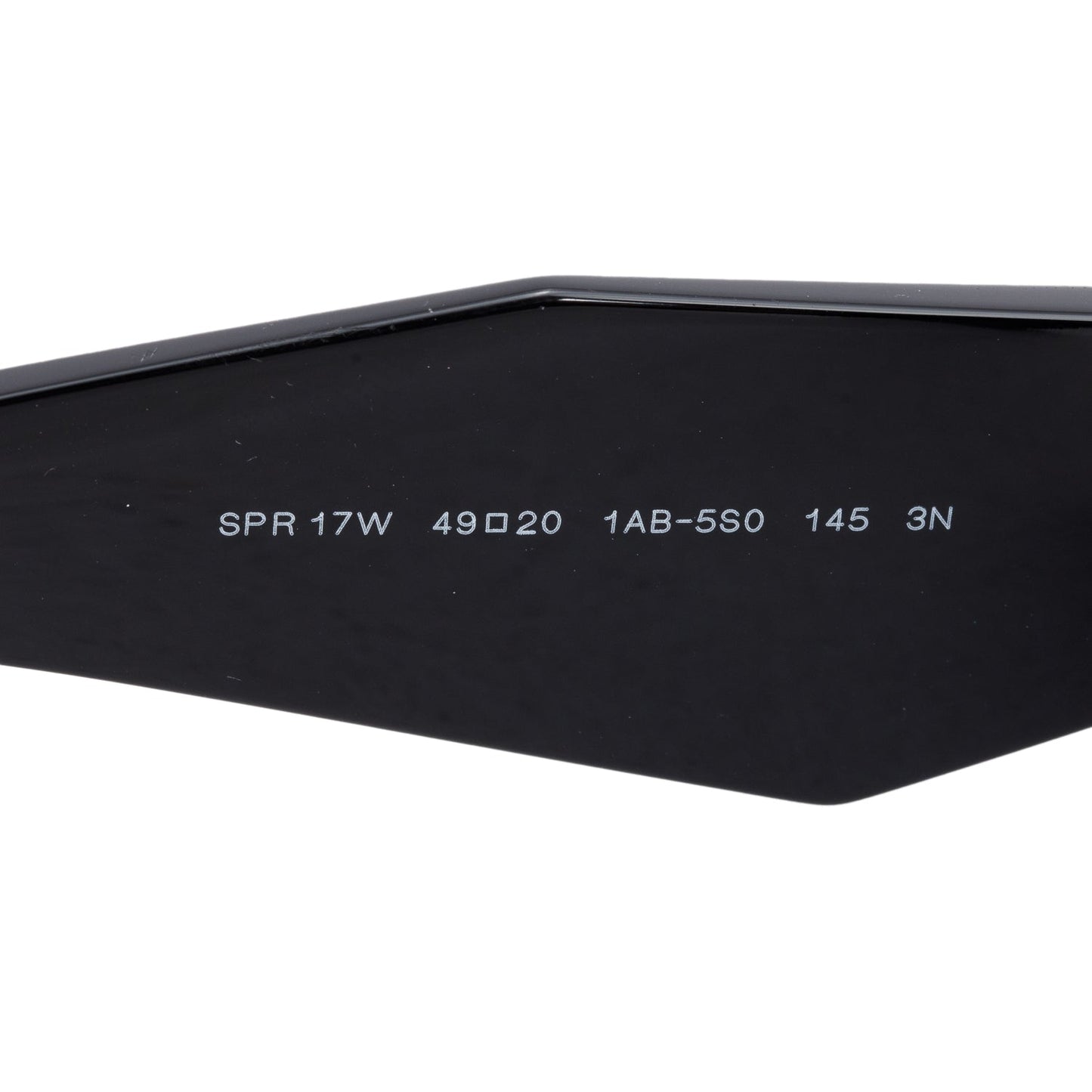 Prada SPR17W Black Acetate Symbole Sunglasses