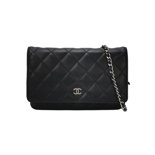 Chanel Lambskin Quilted Double C Logo Woc Crossbody Shoulder Bag 250207781052738