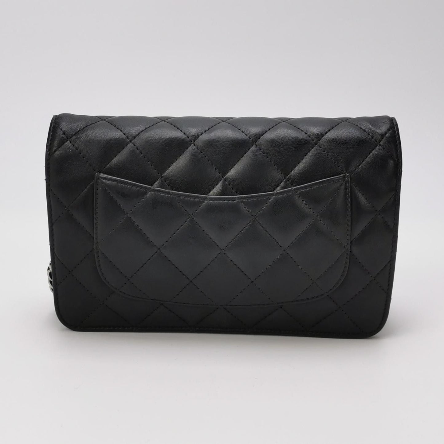 Chanel Lambskin Quilted Double C Logo Woc Crossbody Shoulder Bag 250207781052738