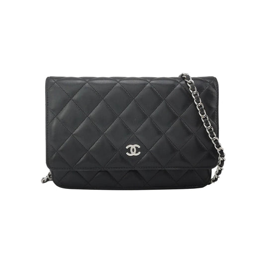 Chanel Lambskin Quilted Double C Logo Shoulder Bag 250213781061248