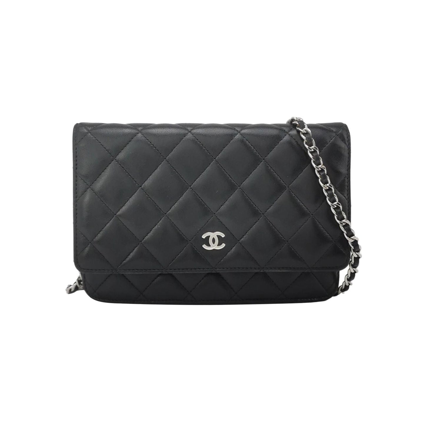 Chanel Lambskin Quilted Double C Logo Shoulder Bag 250213781061248