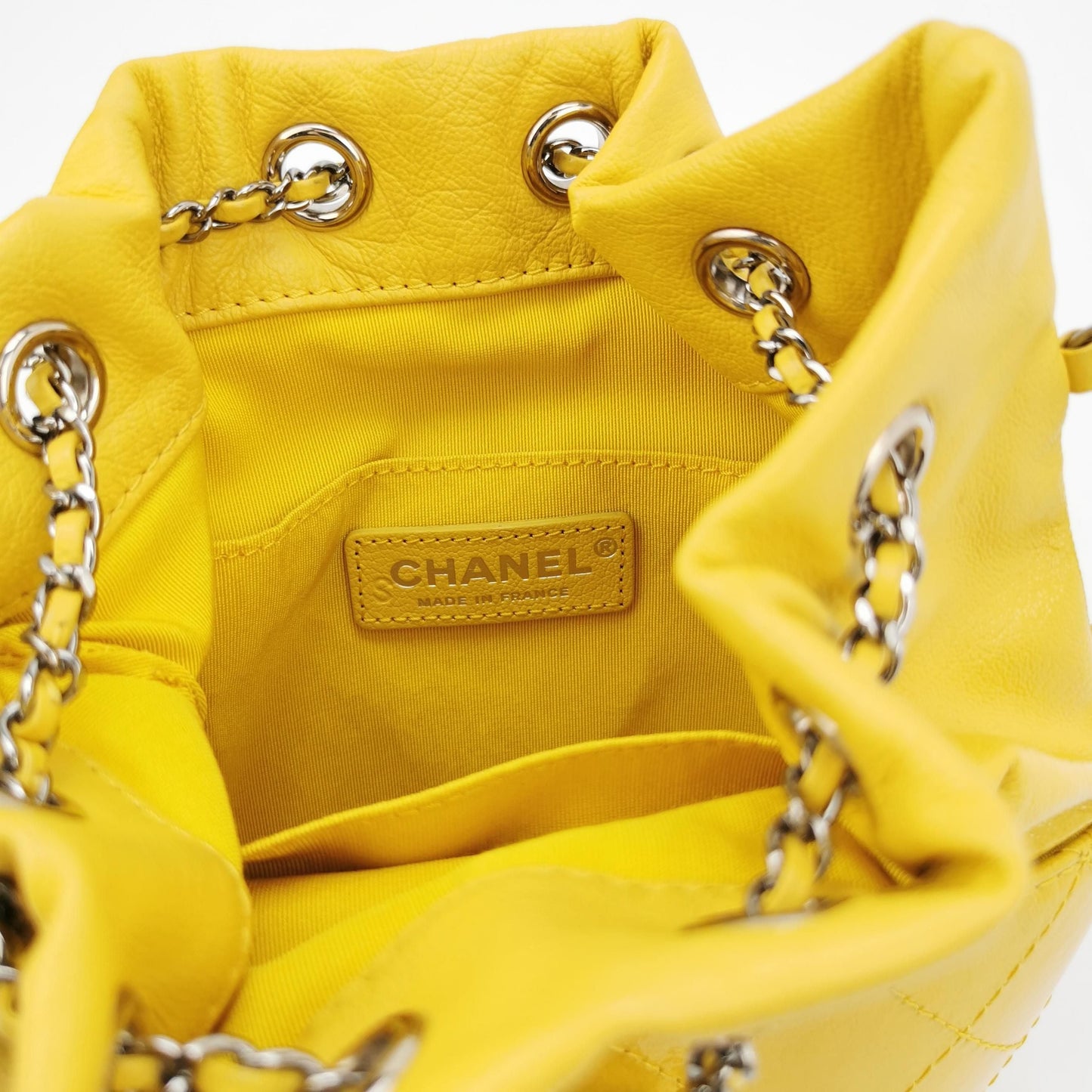 Chanel Gabrielle Hobo Bag Lambskin Patent Leather Solid Quilted Drawstring Double C Logo Crossbody Shoulder Bag 250107781015560
