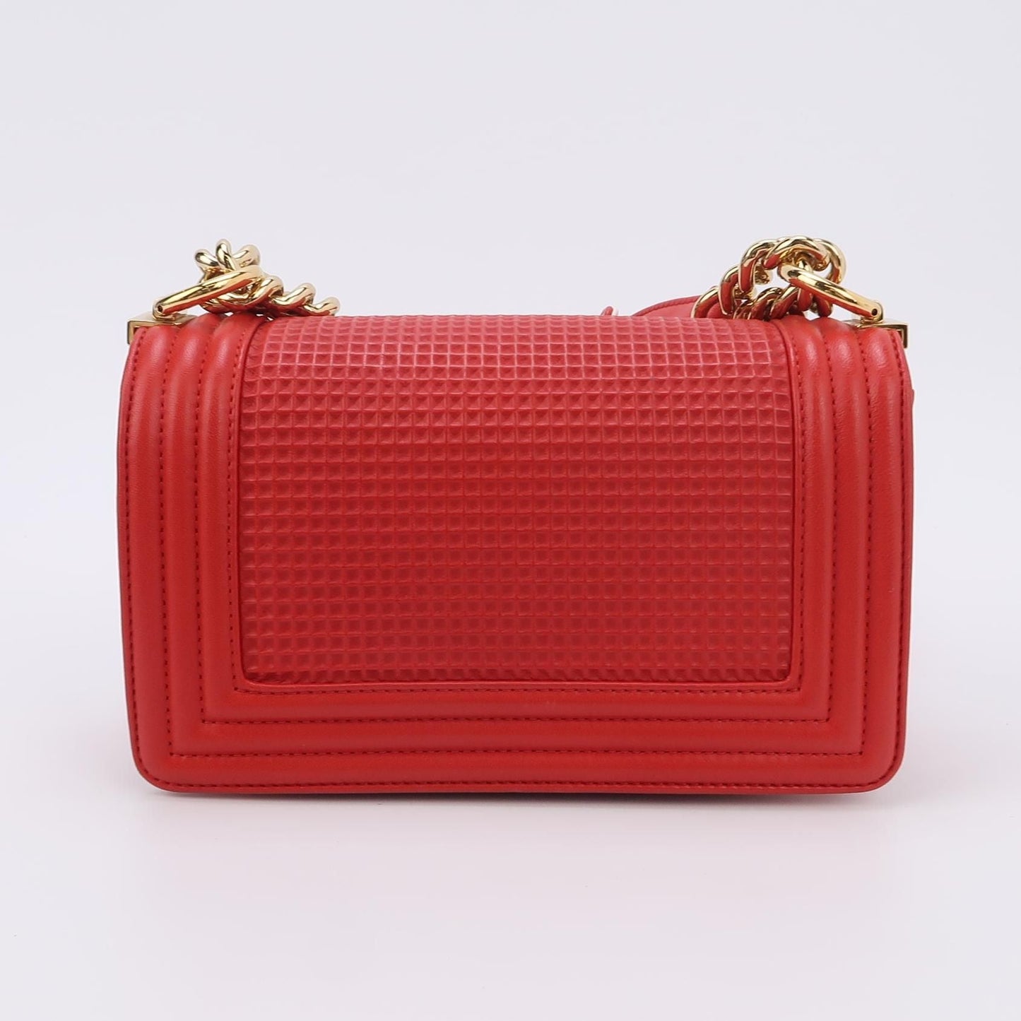 Chanel Leboy Seasonal Limited Edition Small Lambskin Color Block Square Double C Lock Shoulder Bag 241229781002029