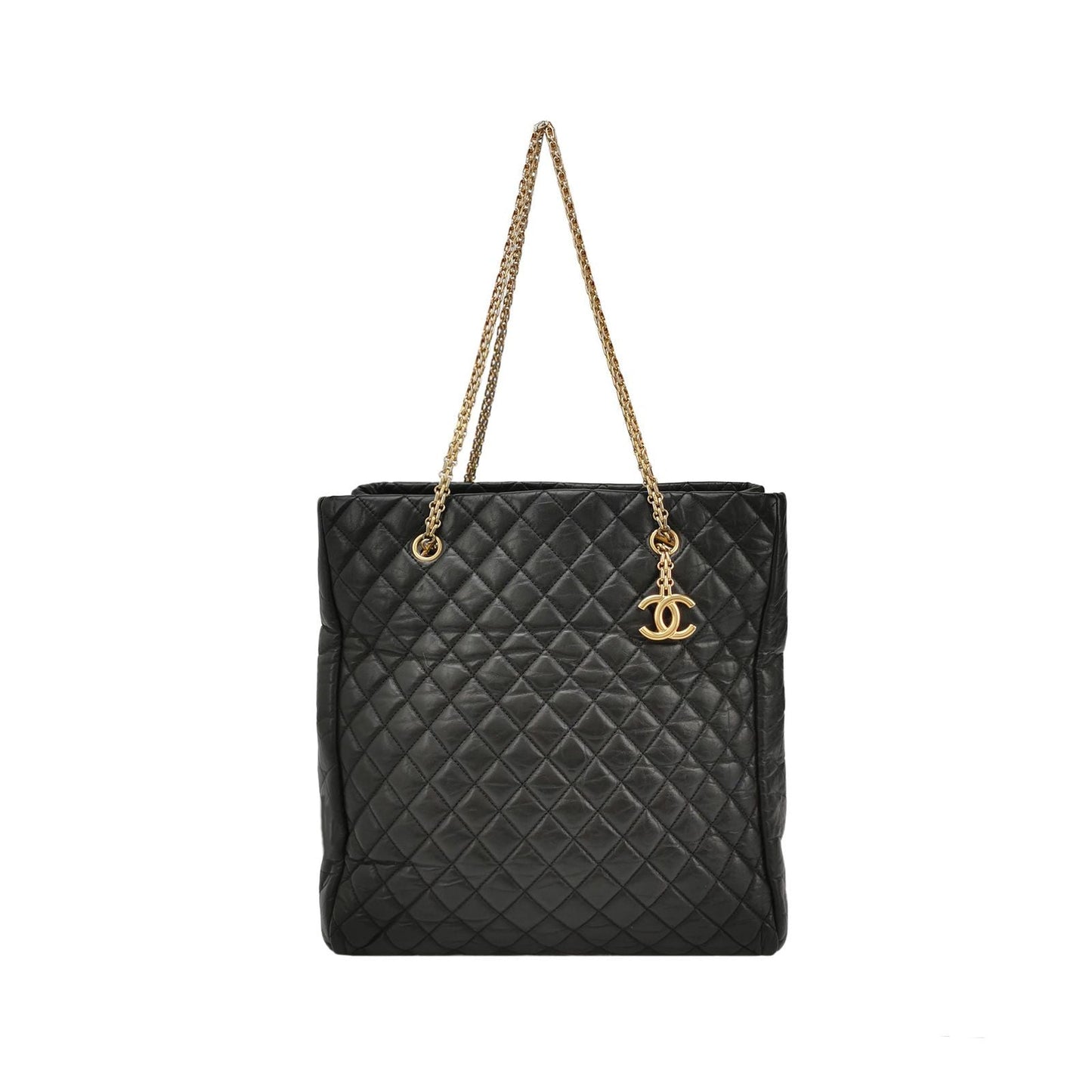 Chanel Quilted Calfskin Double C Logo Pendant Shoulder Bag 250104781010925