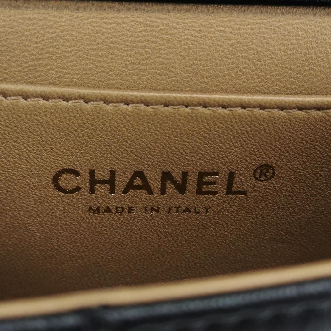 Chanel Flap Bag Lamb Leather Classic Double C Pearl Decor Shoulder Bag 241229781001297