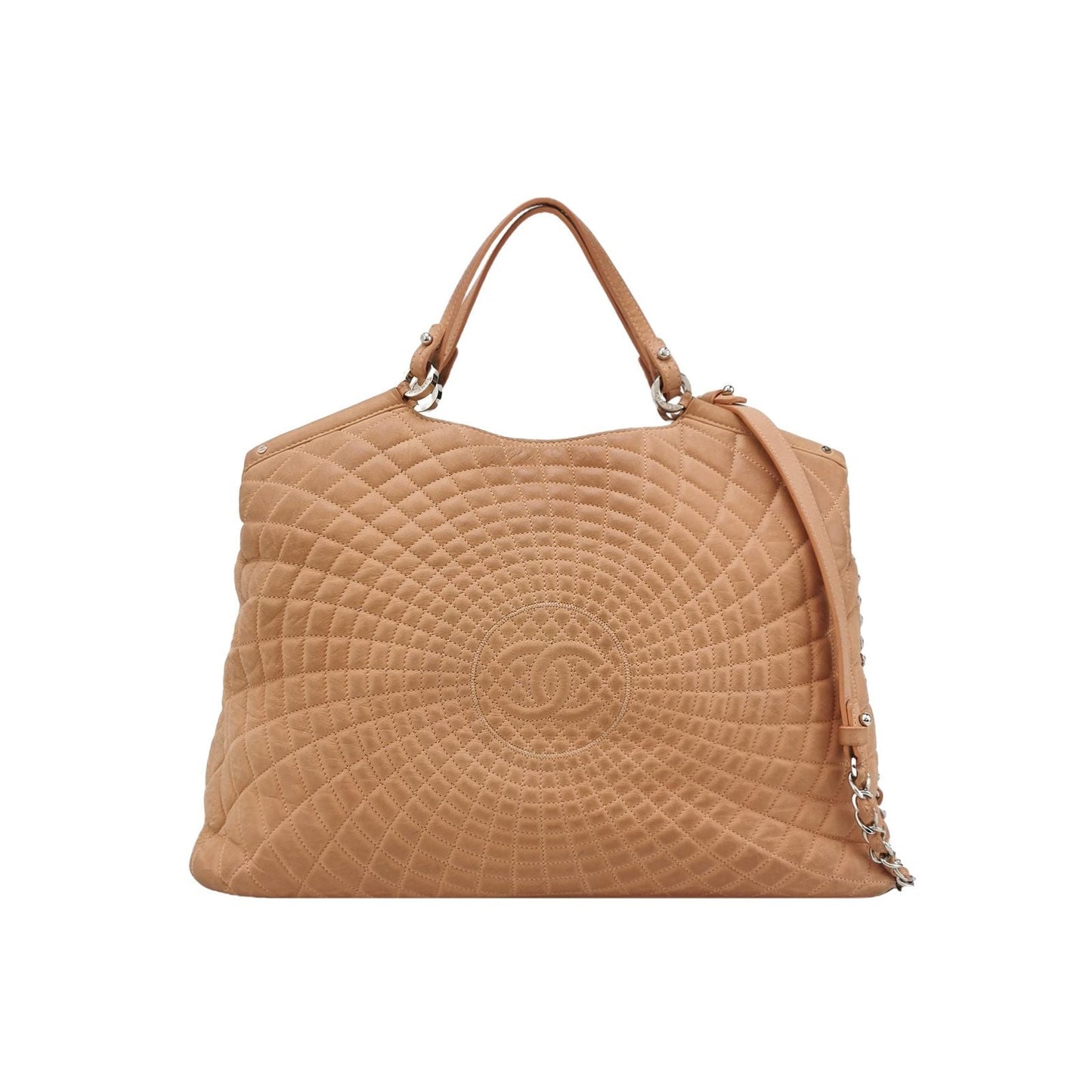 Chanel Matte Suede Solid Color Double C Logo Quilted Crossbody Shoulder Bag 24121378981227