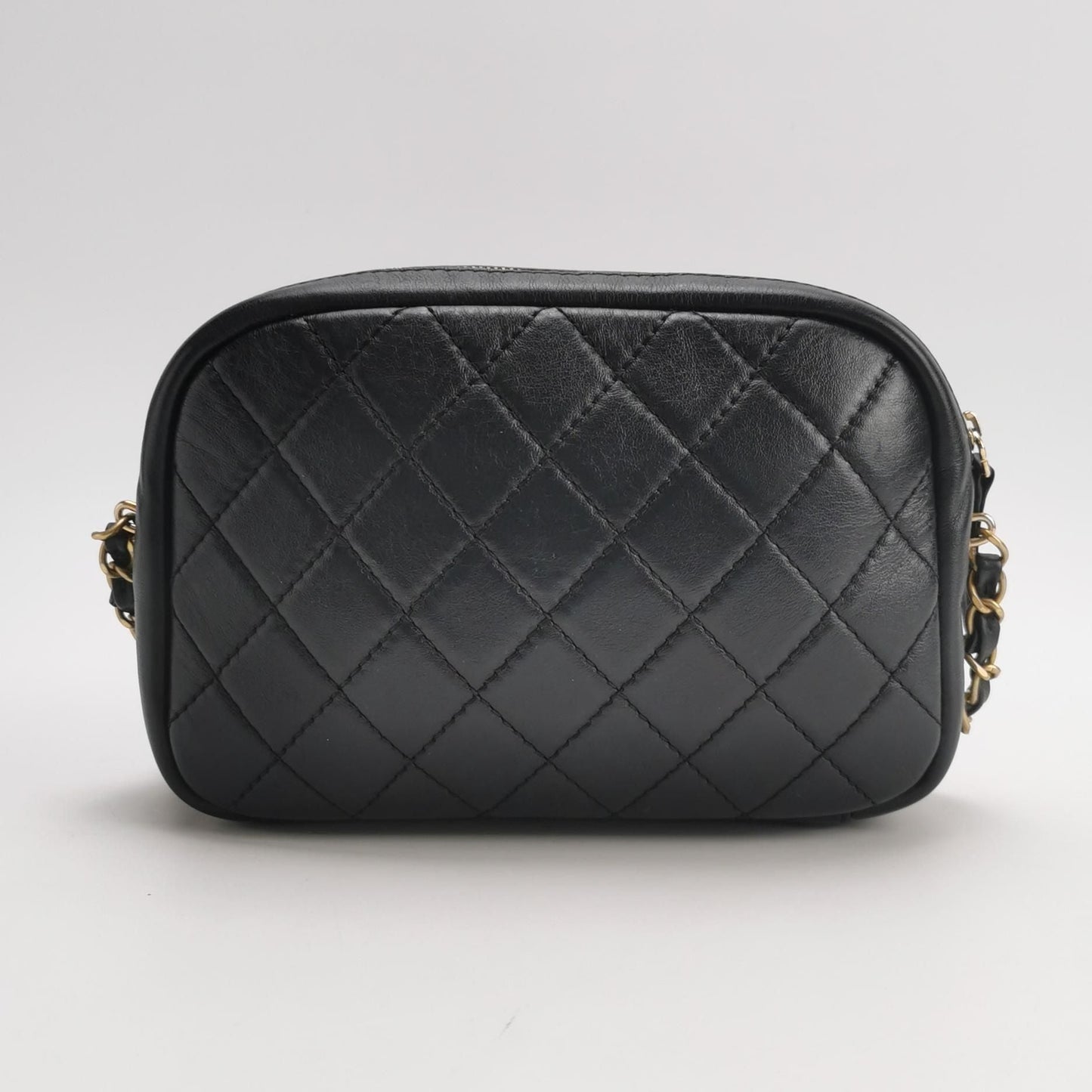 Chanel Camera Case Leather Quilted Double C Logo Belt Buckle Crossbody Shoulder Bag 24112778961681
