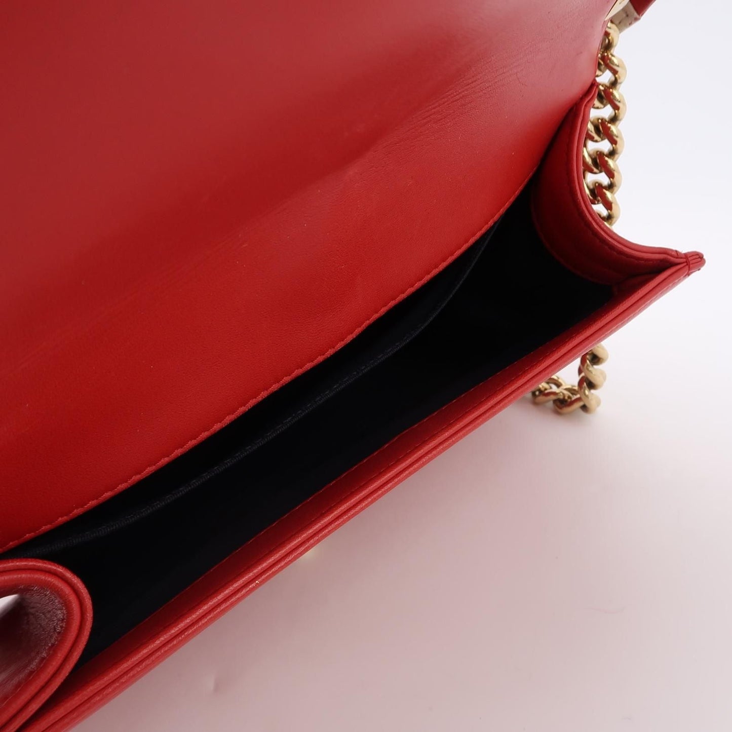 Chanel Leboy Seasonal Limited Medium Lambskin Square Double C Lock Shoulder Bag 24112178953802