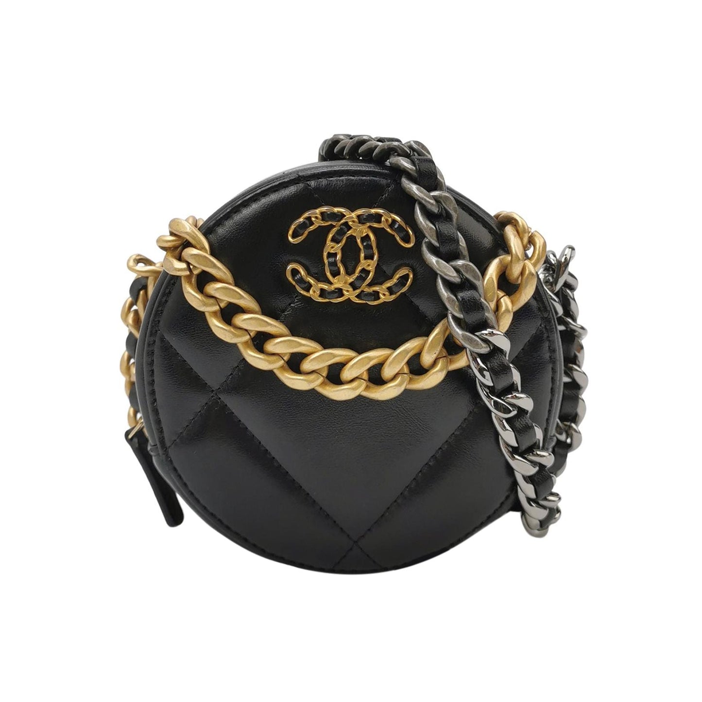 Chanel 19Bag Lamb Skin Quilted CC Turn-Lock Shoulder Bag 250512781189712