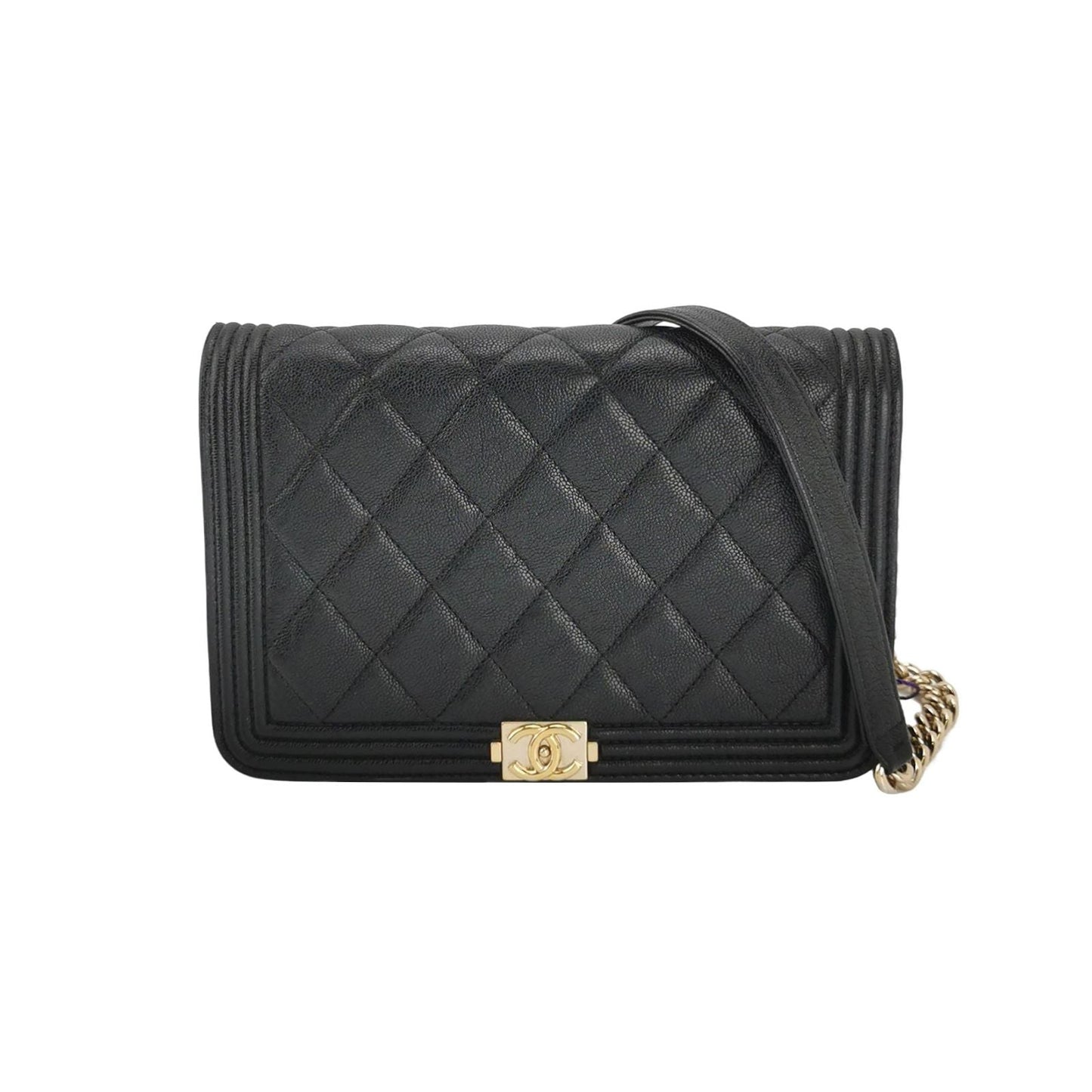 Chanel Boy Bag Leather Quilted Square Double C Lock Crossbody Shoulder Bag 250421781159099