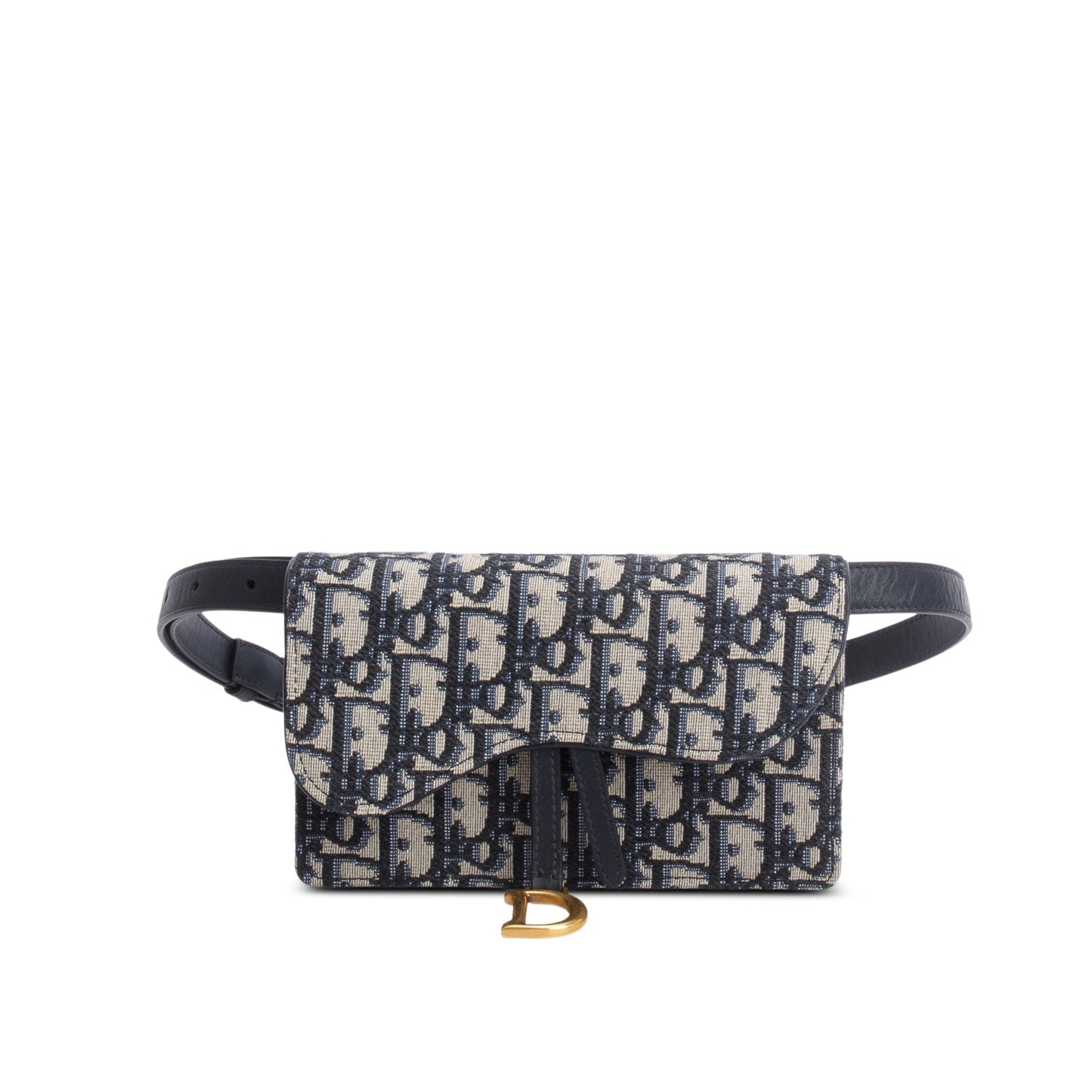 Christian Dior Oblique Saddle Belt Pouch