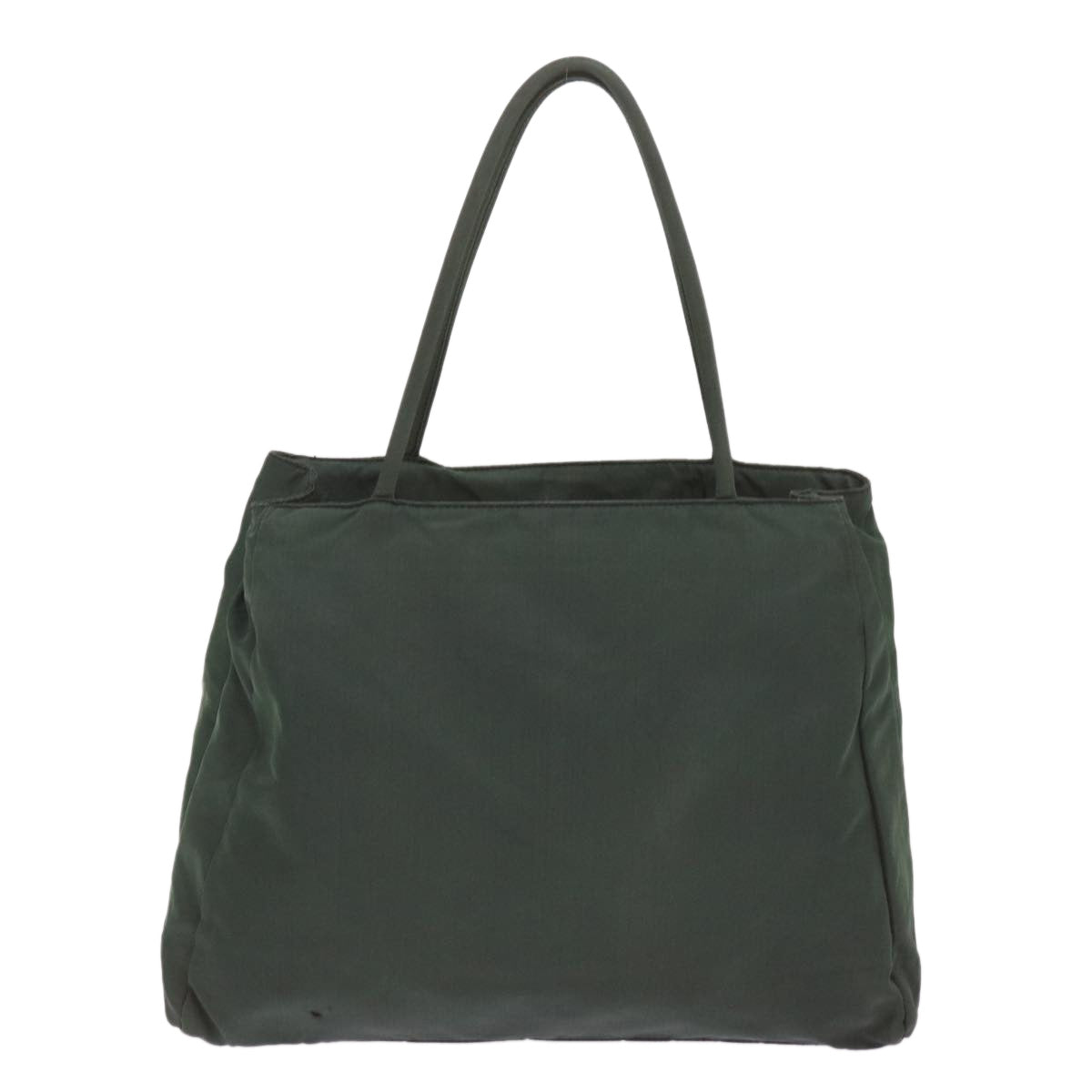 PRADA Tote Bag Nylon Green Auth 68622