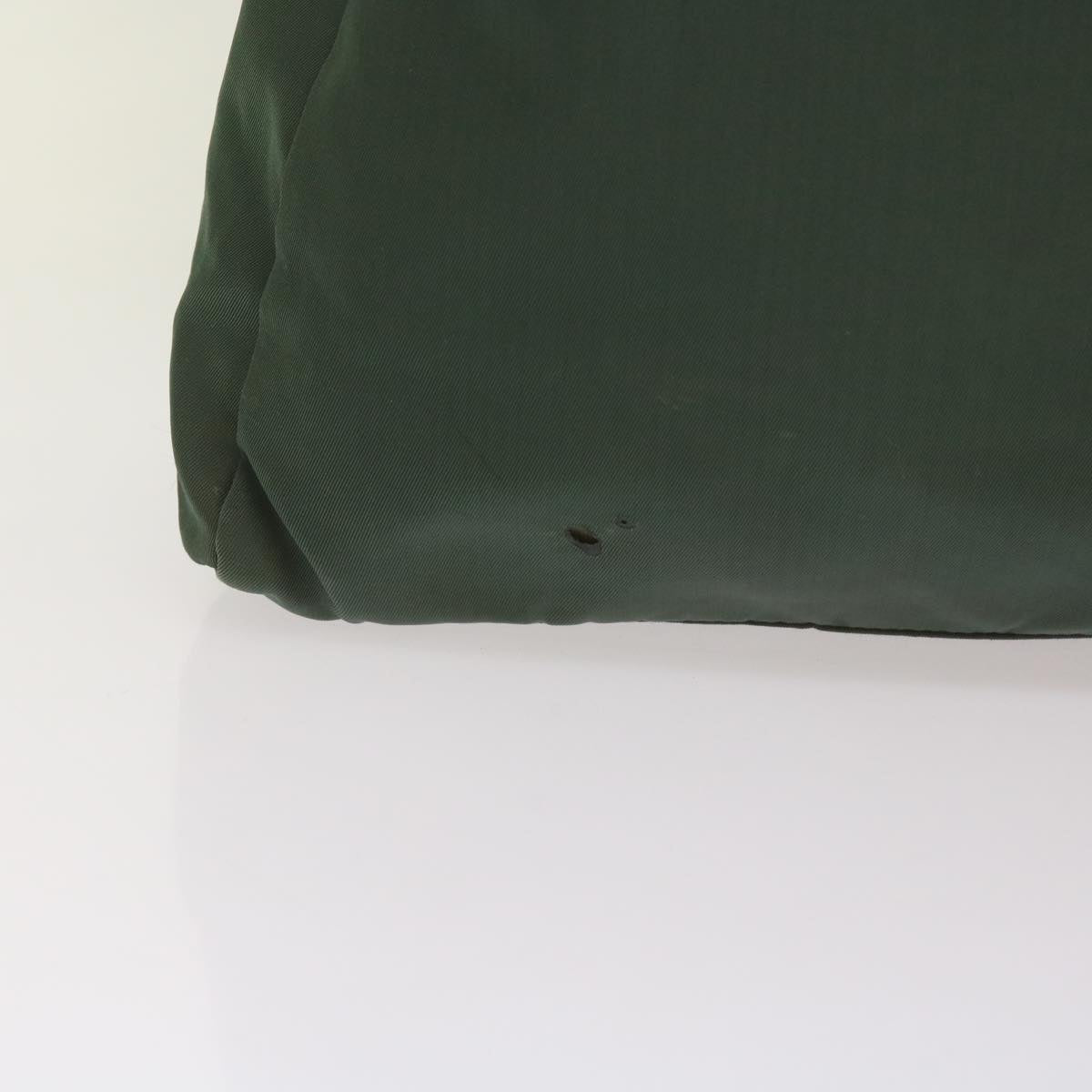 PRADA Tote Bag Nylon Green Auth 68622