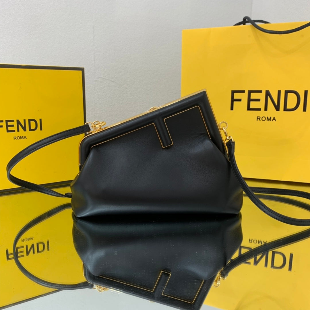 FI First Small Black For Women, HandBags, Shoulder And Crossbody Bags 10.2in/26cm FF 8BP129ATop QualityEF0KUR